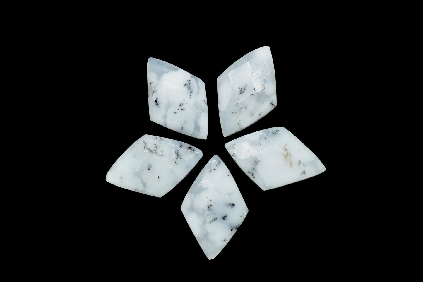 Dendrite Opal 12x18mm Faceted Diamond shape Briolettes,fancy briolette beads,Dendrite opal Beads,Natural Dendrite Opal Faceted stones