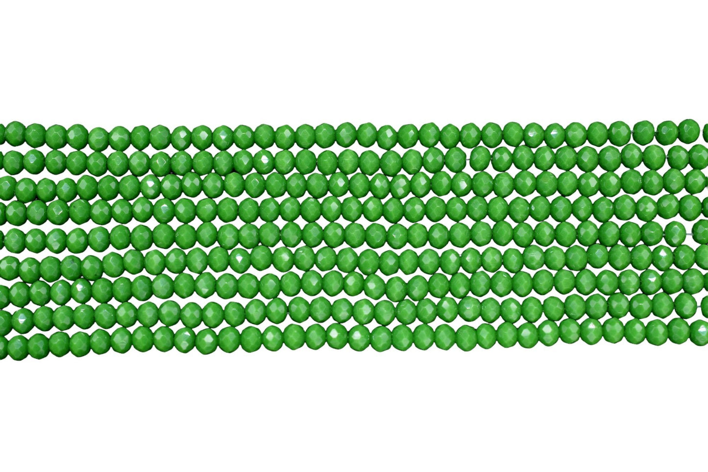 Emerald 3.50mm Faceted Beads,Emerald Jewelry Making beads,Gemstone Wholesale Beads supplier,Emerald Quartz Beads,Emerald Roundel Bead Strand