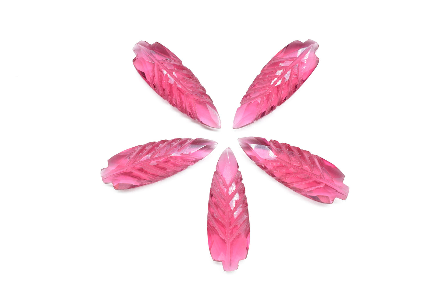 Pink Tourmaline 10x30mm Teardrop Faceted carved Briolettes,,Pink Gemstone Briolettes,Tourmaline Leaf Carved Briolettes,Hand Carved Beads,