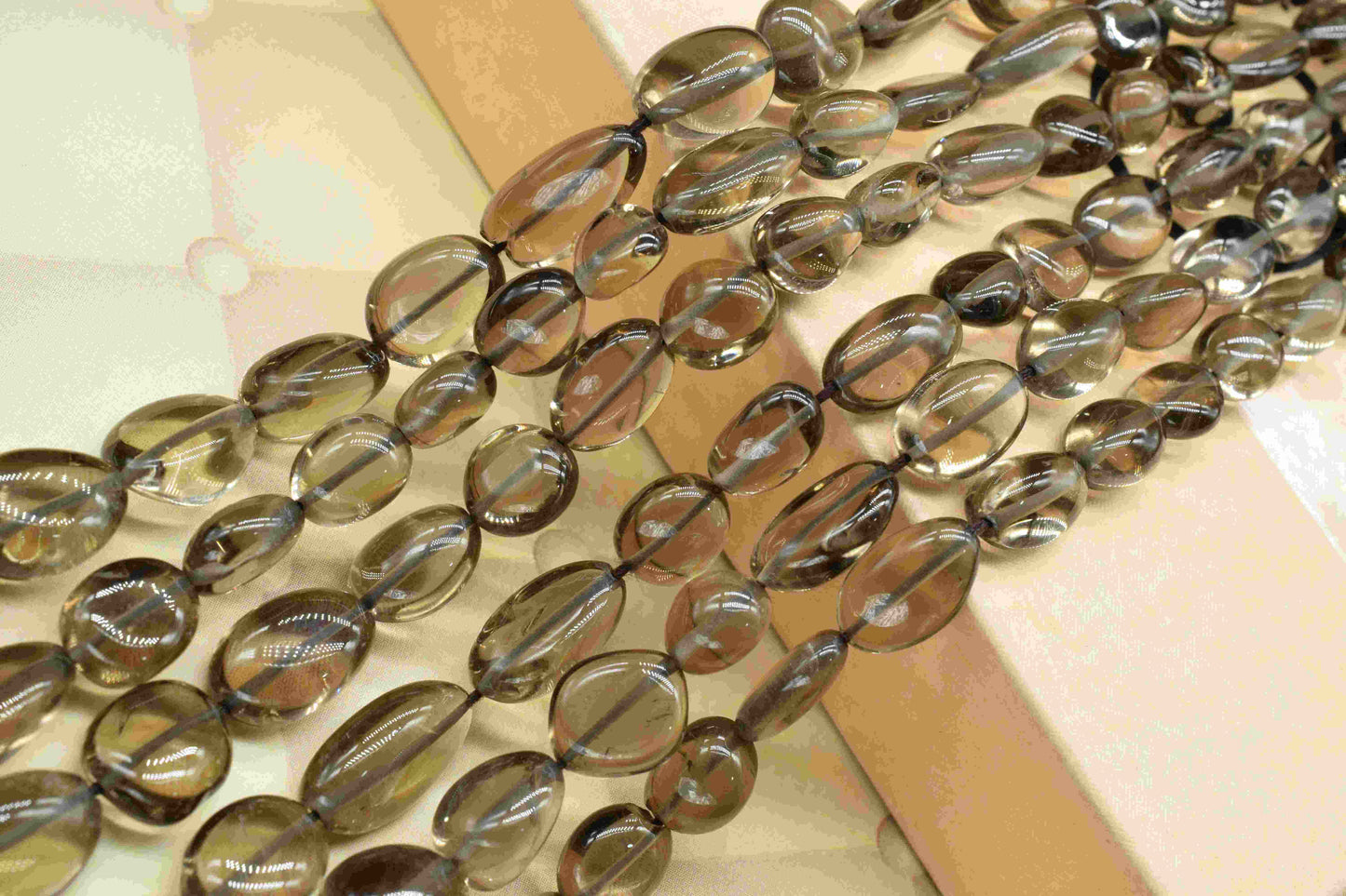 Smoky Quartz Smooth Oval Shape Briolettes,Smoky Oval Beads,Big Natural Smooth,Natural Smoky Plain Oval Beads, Smooth Beads, Plain Oval Beads