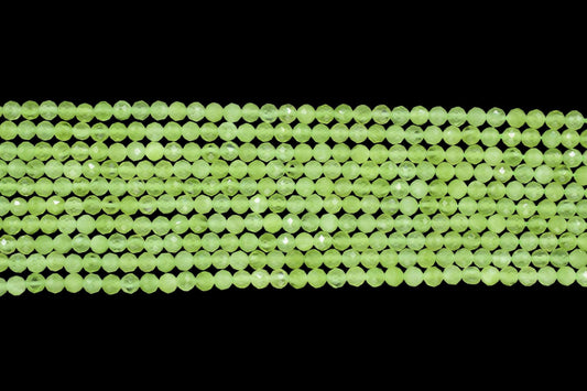 Peridot AAA Faceted beads/Green Stone Beads/Rondelle Beads/Jewerly Making Beads/Micro Cut Beads/Loose Gemstone Beads/Wholesale Beads/Gift
