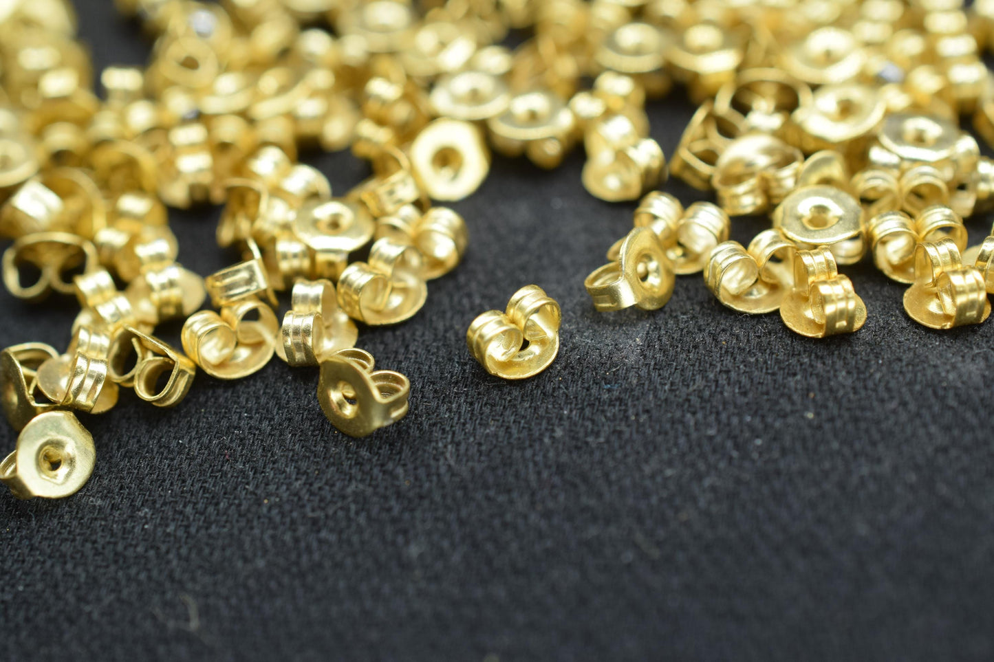 10pcs Earrings Push Back Screw,Pushback for Stud or Post,Brass Earring Screws,diy earring making supplies,