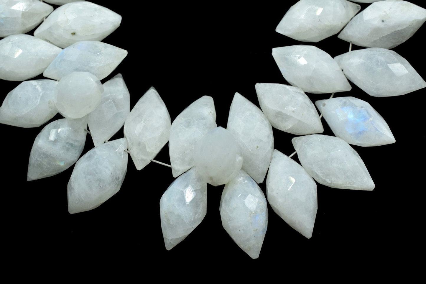 Moonstone faceted Dew Drops beads,8x16mm Dew Drops briolettes,Moonstone Micro faceted Dew Drop Beads,Moonstone Briolettes,Moonstone jewelry