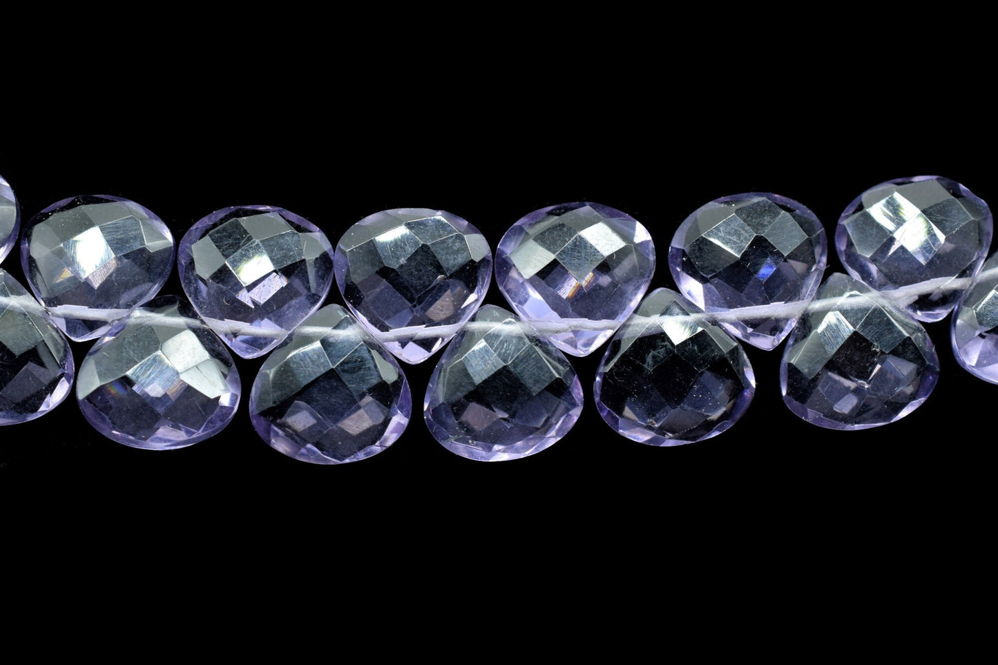 Amethyst Heart shape 10mm Briolettes,Amethyst drilled Briolette,February Birthstone briolettes,Purple Amethyst Quartz briolettes,Amethyst