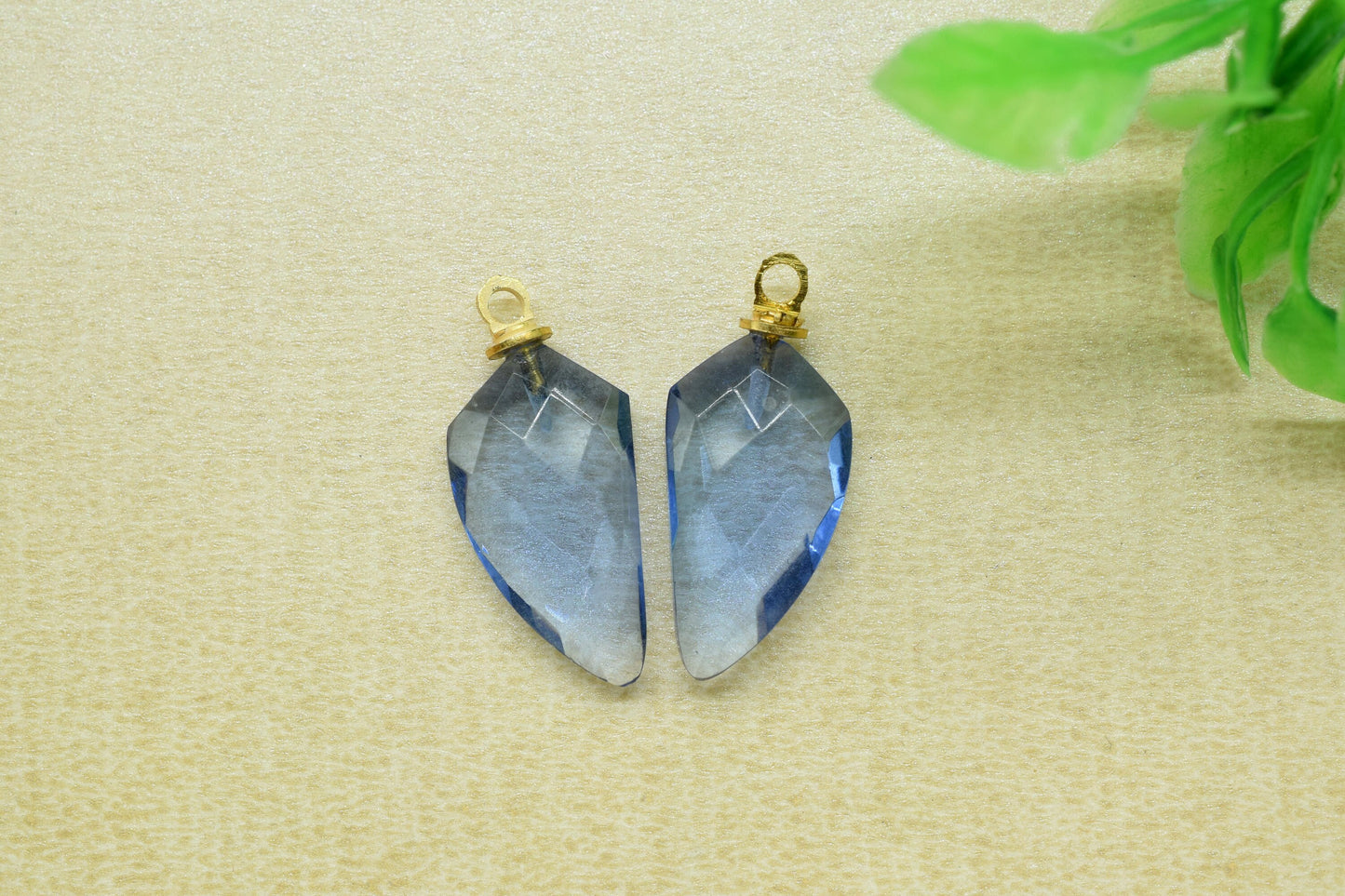 Gemstone Raw Pendants,Handmade Link Connector,Briolettes Beads jewelry component,Drill Pendant Charms,Craft Supplies,Fancy Shape Pendants