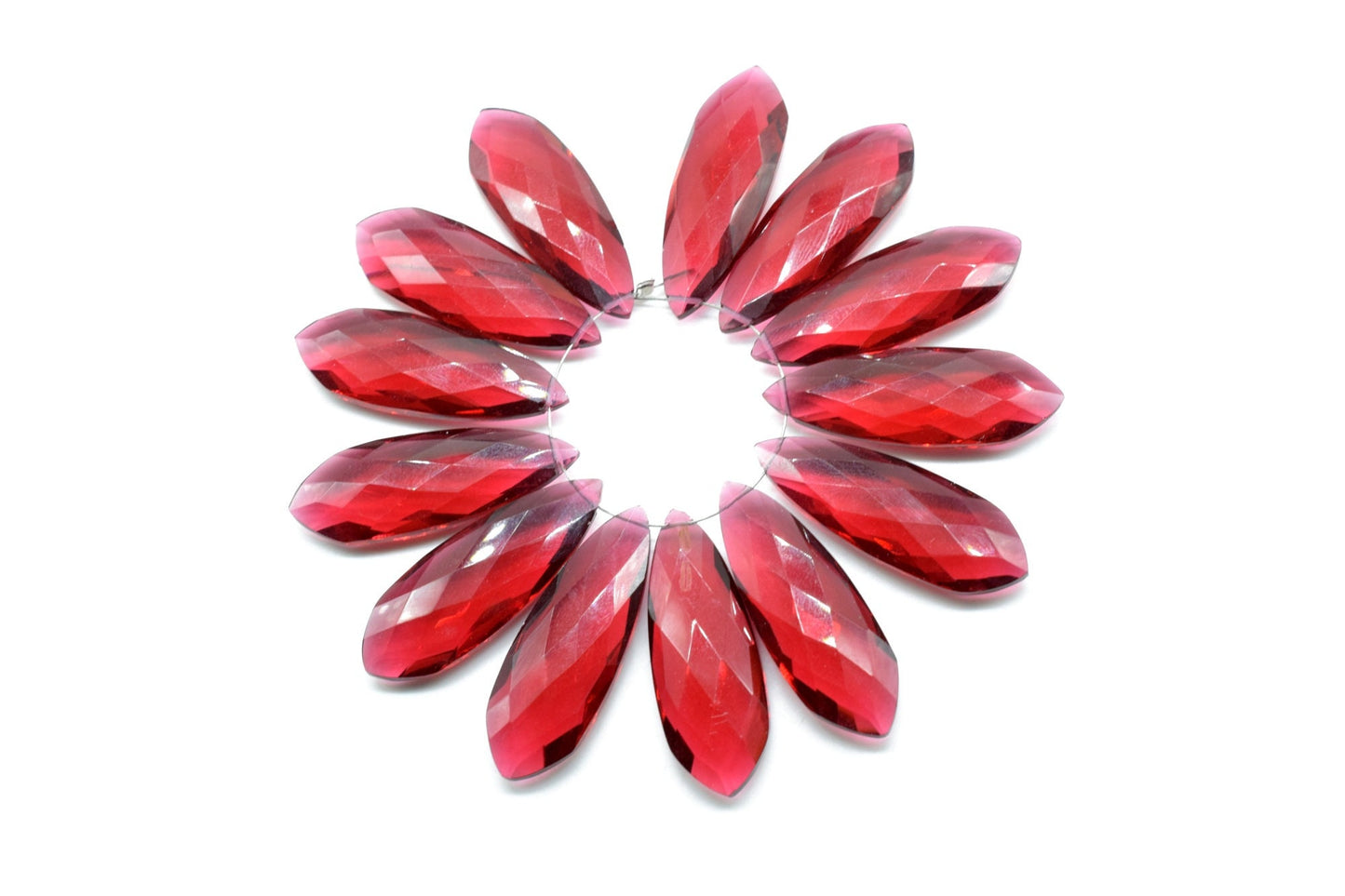 Pink Tourmaline Finest AAA Quality Faceted Briolettes,Tourmaline briolettes for making jewelry,Tourmaline beads.Tourmaline calibrated stones