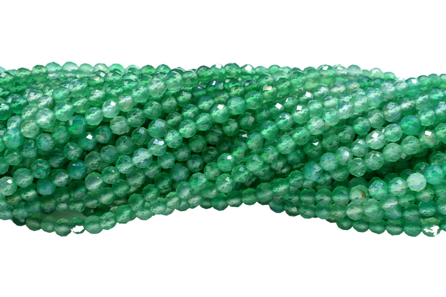 Green Onyx Faceted Rondelle Beads,3mm Rondelle Green Onyx Shaded Beads Strand,Micro faceted beads,Gemstone Beads Strand,Green Onyx Jewelry
