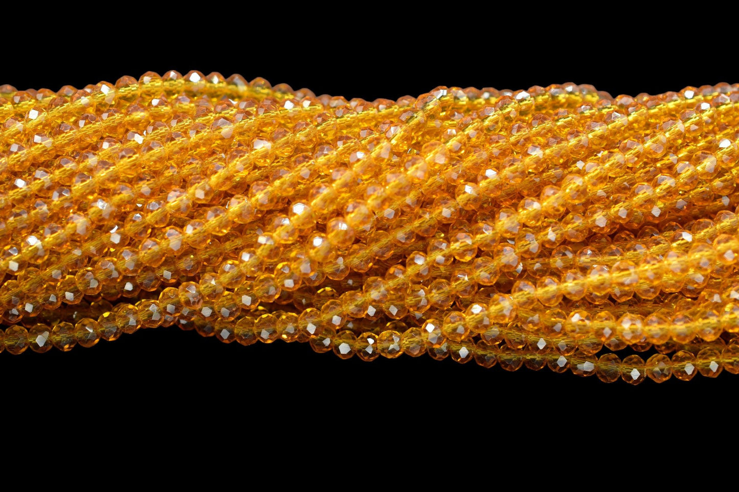 Citrine Quartz Faceted Beads/Loose Gesmstone Beads/Yellow Beads/Jewelry Making Beads/Rondelle Beads Citrine quartz Beads Strand/Beds Faceted