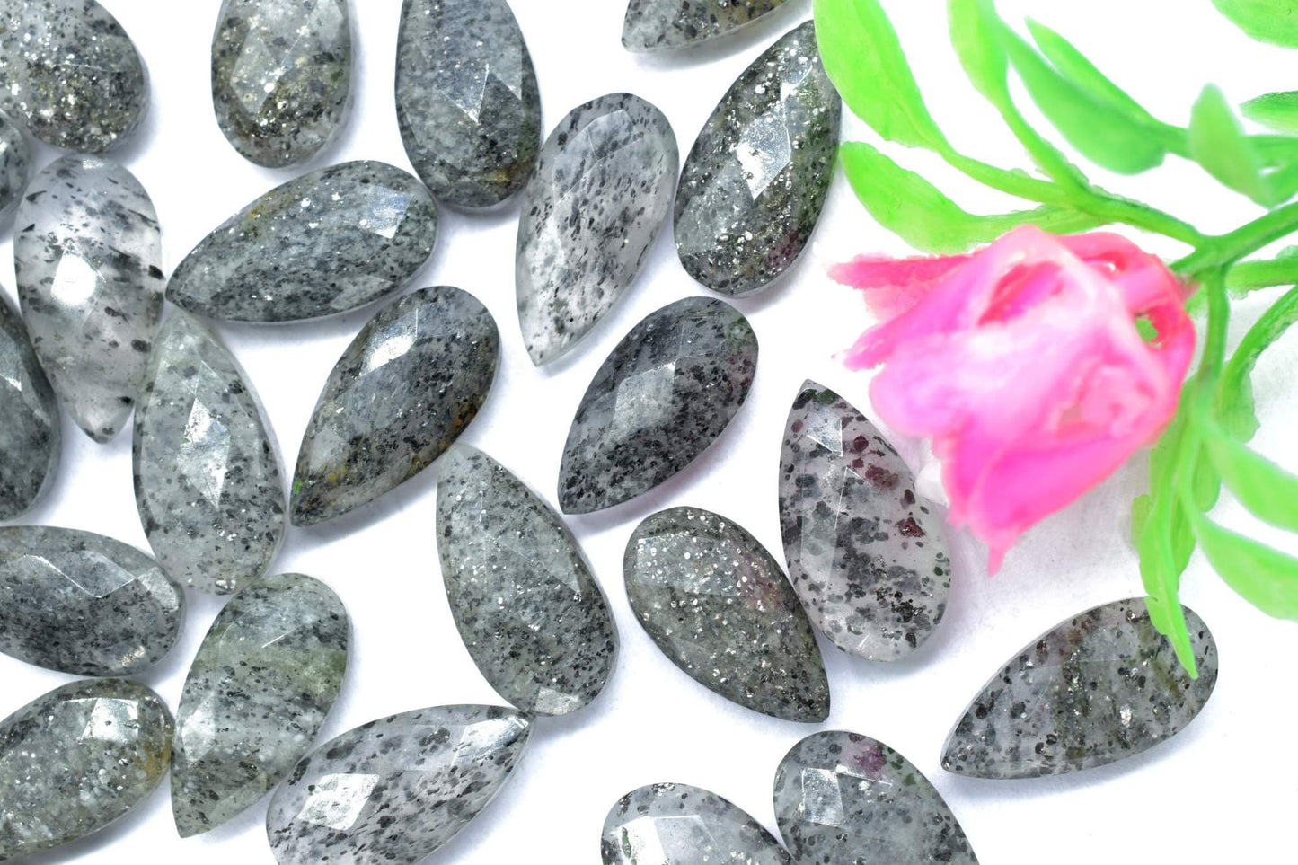 Black Sunstone 8x16mm Faceted Teardrop Shape Briolette,Black Sunstone Faceted Briolette,Gemstone Briolette,pear Shape Briolette Jewelry