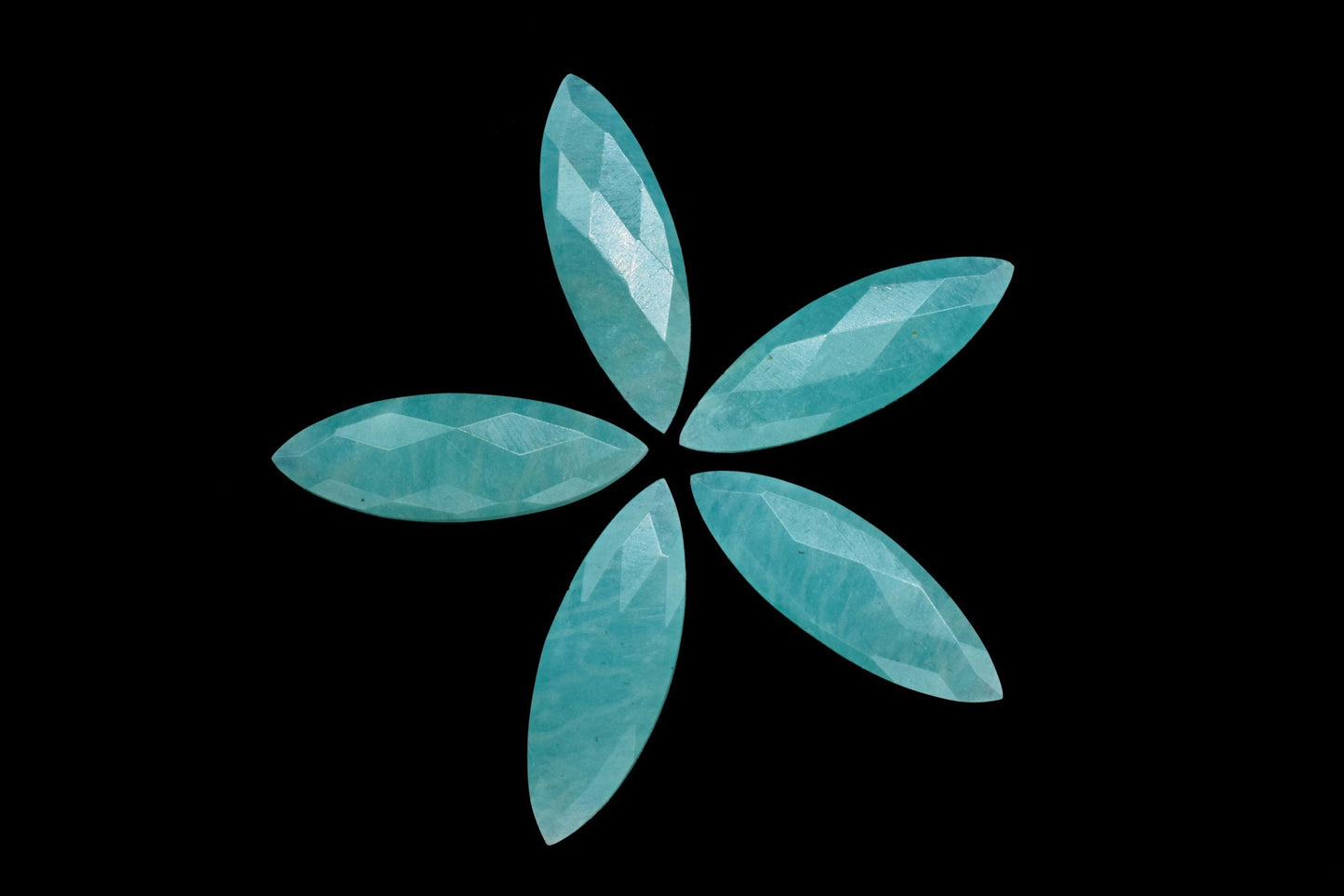 Natural Amazonite Faceted 10x30mm Size Briolettes, Marquise Shape Briolettes, Amazonite Pear, Amazonite Stone Jewelry, Long Pear Shape Beads