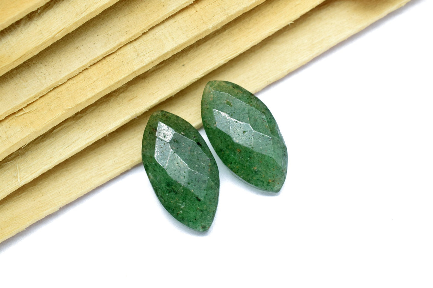 Green Strawberry 10x20mm Marquise shape Faceted Hand Cut Gemstone Briolette,Marquise Shape Briolette - Loose Gemstone -,gemstone briolettes