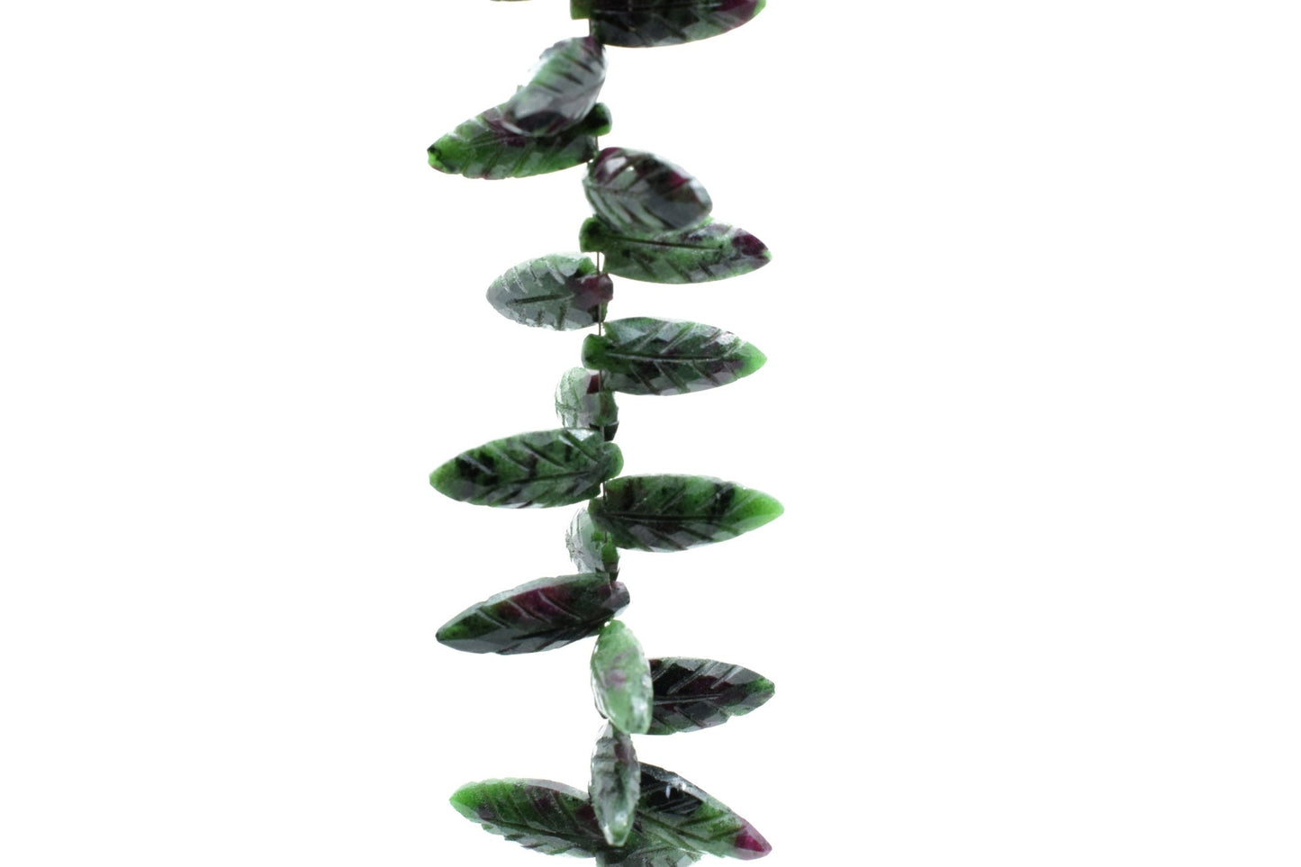 Natural Ruby Zoisite 8x20mm carved Briolettes,,Gemstone Briolettes,Ruby Zoisite Carved Briolettes,Ruby Zoisite Carved Fancy Shape Briolette