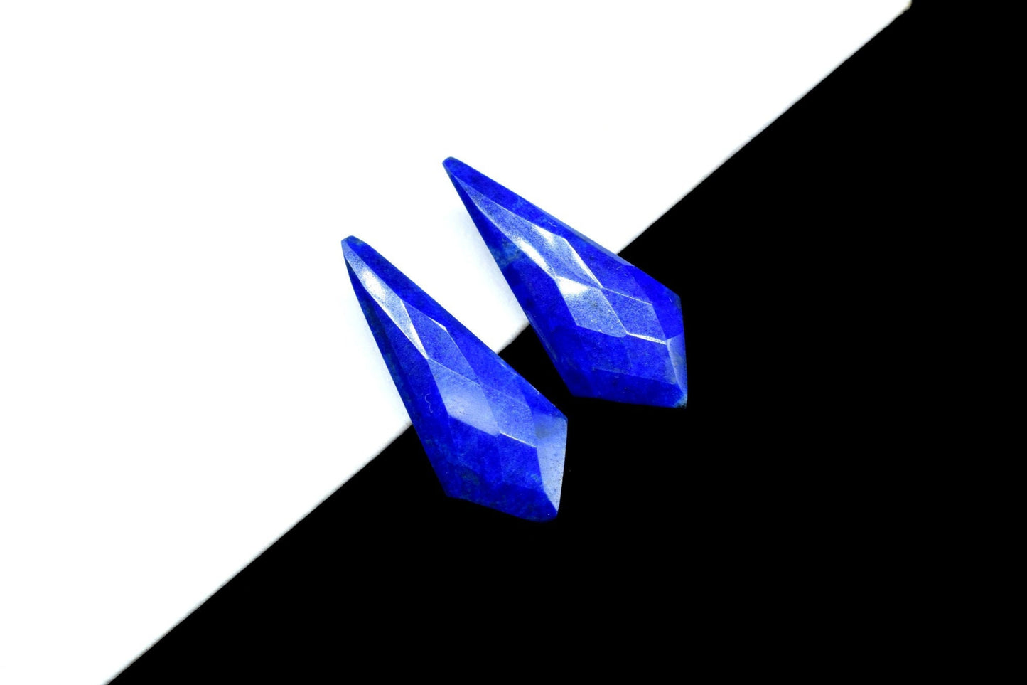 Natural Gem Lapis Lazuli Faceted Pear Shape Briolettes,12x27mm Lapis Lazuli Teardrop,Natural Gemstone Briolettes,Pear Shape Gemstone, Beads