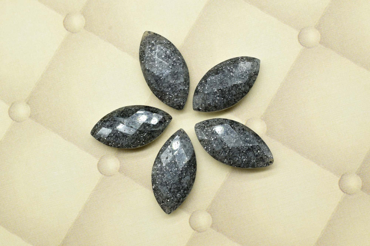 Black sunstone 10x20mm Marquise shape Faceted Hand Cut Gemstone Briolette,Marquise Shape Briolette - Loose Gemstone -,gemstone briolettes