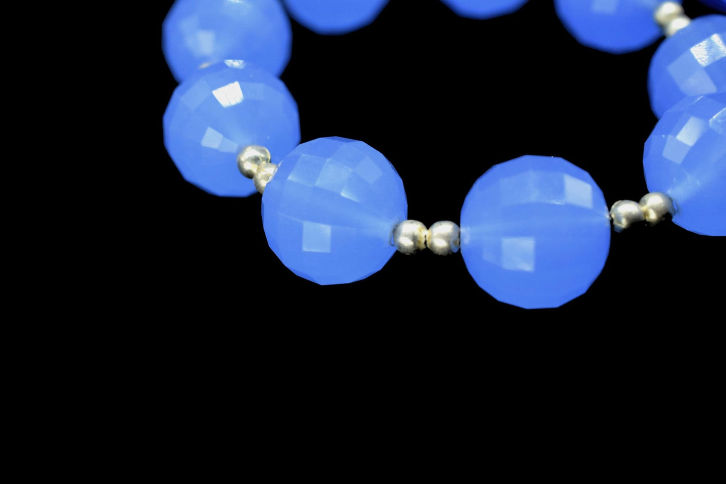BLUE chalcedony 10mm Faceted Round balls,gemstone,Faceted round,,Natural Chalcedony Semi Precious Bead,round balls beads,handmade balls bead