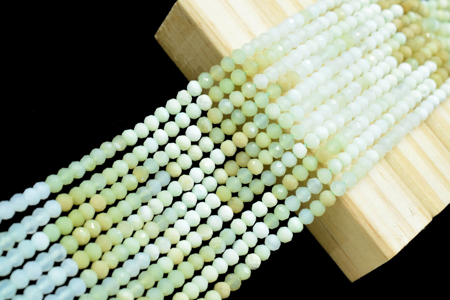 Natural Chrysoprase Faceted Beads,Gemstone Beads Strand,Shaded Chrysoprase Beads,Micro faceted beads,Chrysoprase beads Strand Jewelry Gift