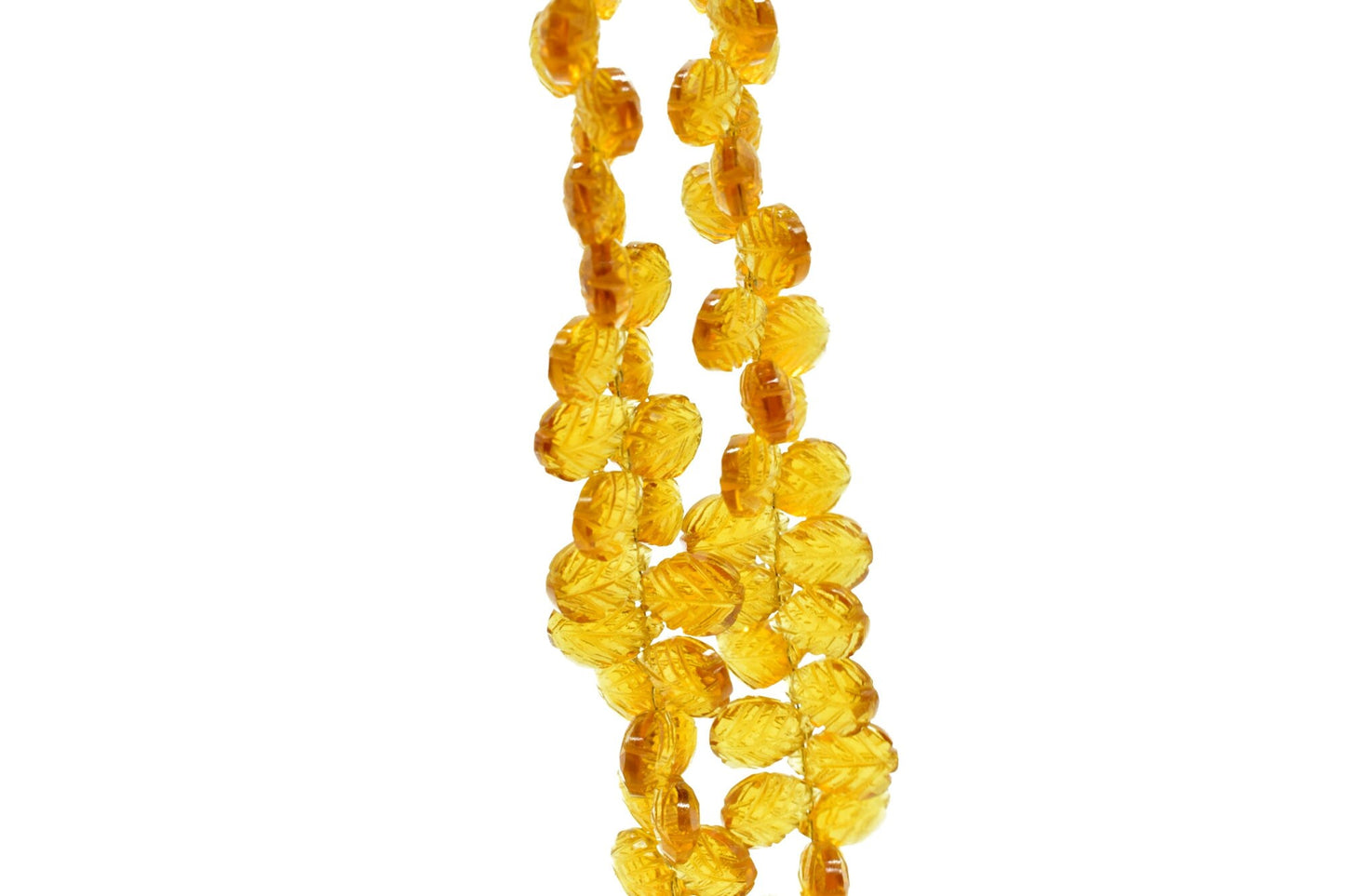 Citrine Carved Leaf Shape Beads,9x13mm Pear Shape Carved Briolettes,Citrine Fancy Teardrop Briolettes,Carved Leaf Beads,Golden Gemstone bead