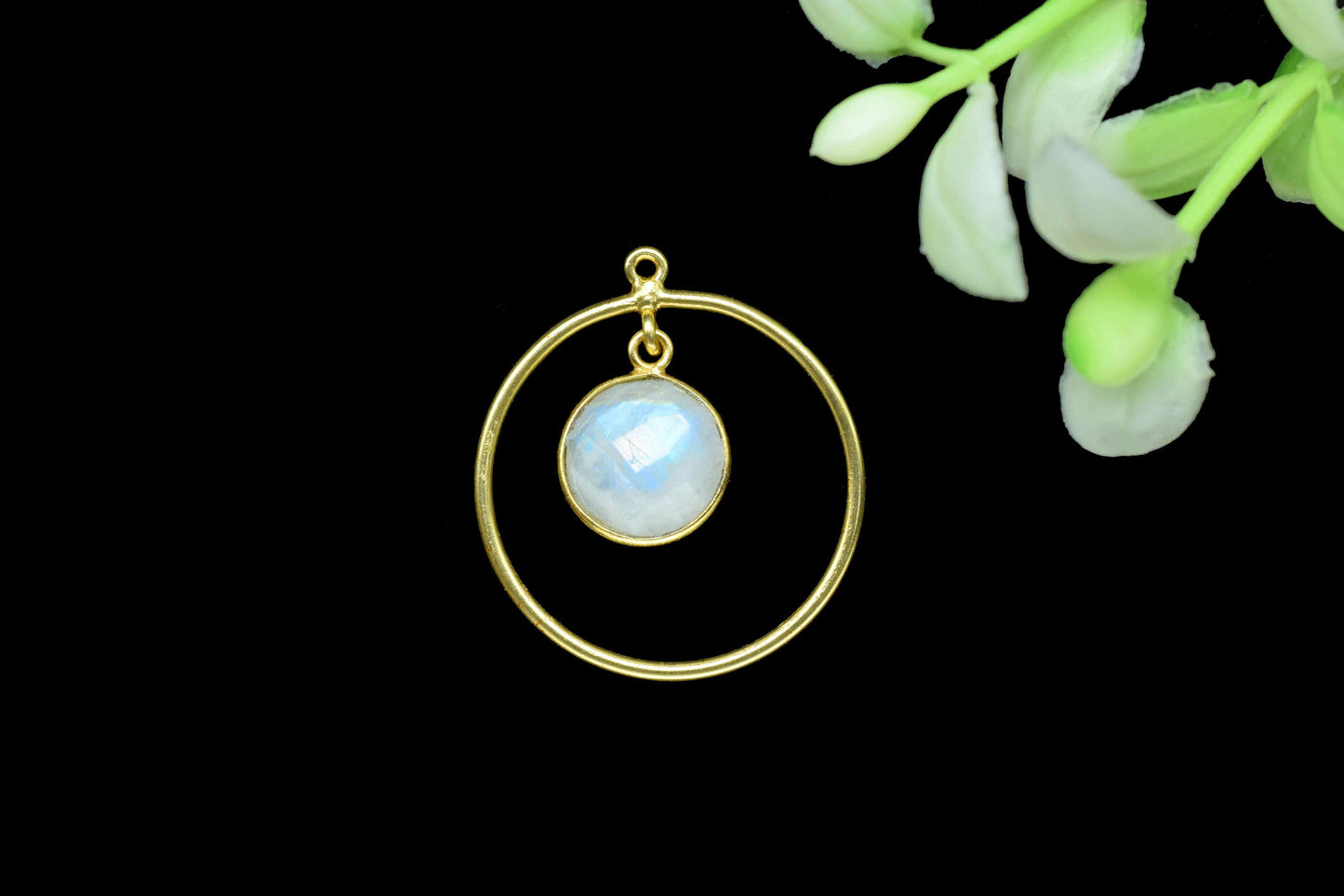 Components Dangle Earrings,Wedding Jewelry,Bridal Jewelry,Handmade Circle Bezel Pendant,Finding Round Pendants,Gemstone Components Pendant