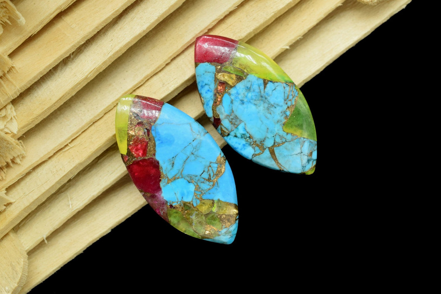 15x30mm Marquise Shape Copper Turquoise Beads,Copper Turquoise Briolettes,Rare Copper Turquoise Briolettes,Fancy Turquoise briolettes beads