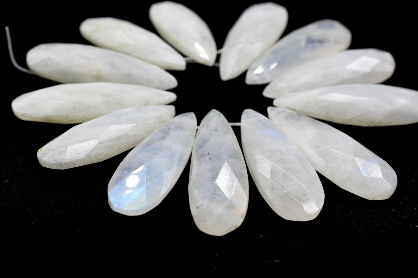Moonstone Long drop 10x30mm Briolettes,Moonstone Briolette,Moonstone Tear Drop Briolettes,,Moonstone drops,Moonstone jewelry making beads