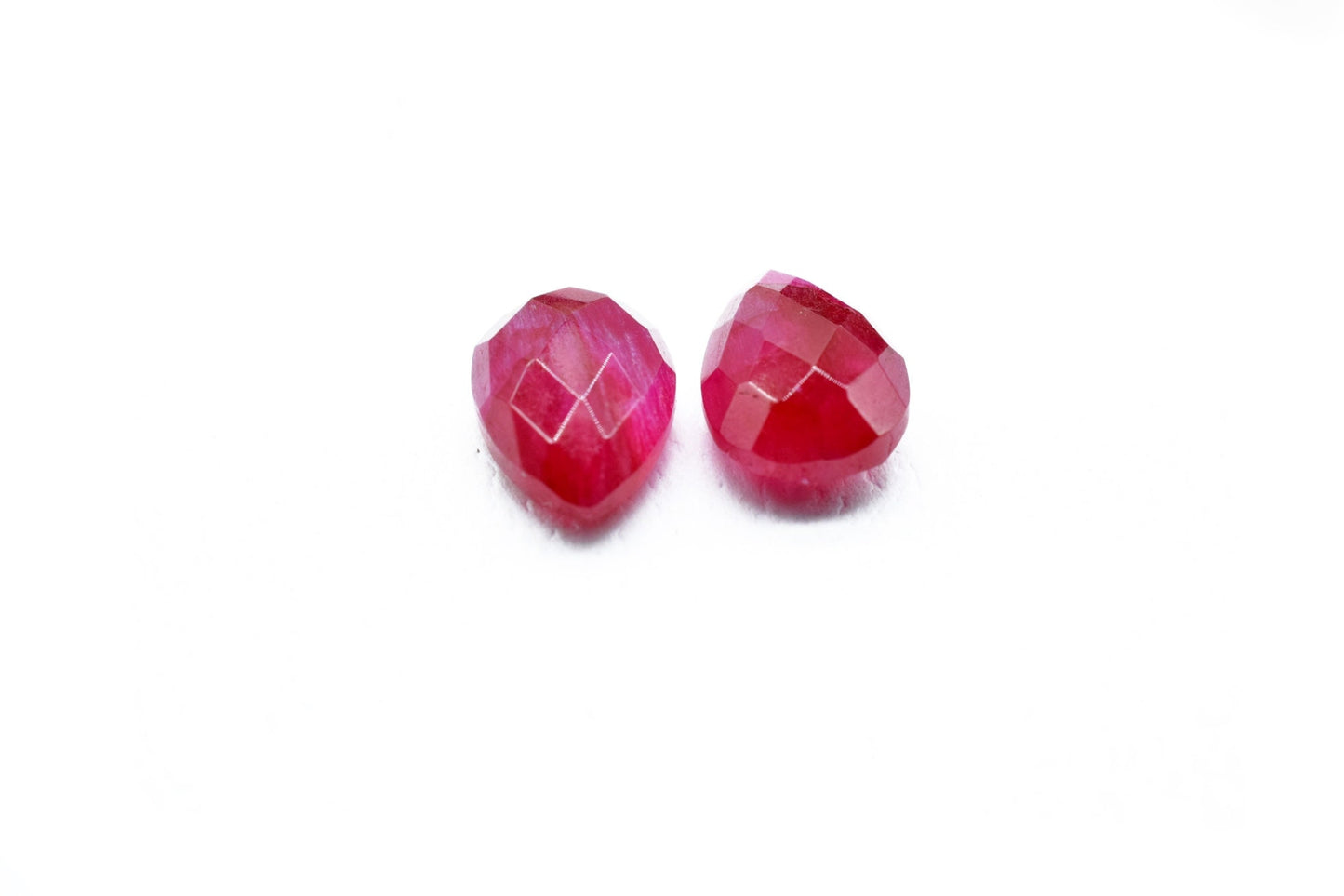 GENUINE RUBY Faceted 7x10mm Pear Shape Beads,Red Ruby Pear Shape Briolettes,Ruby faceted Teardrop,Pear Shape Briolettes,ruby Faceted beads