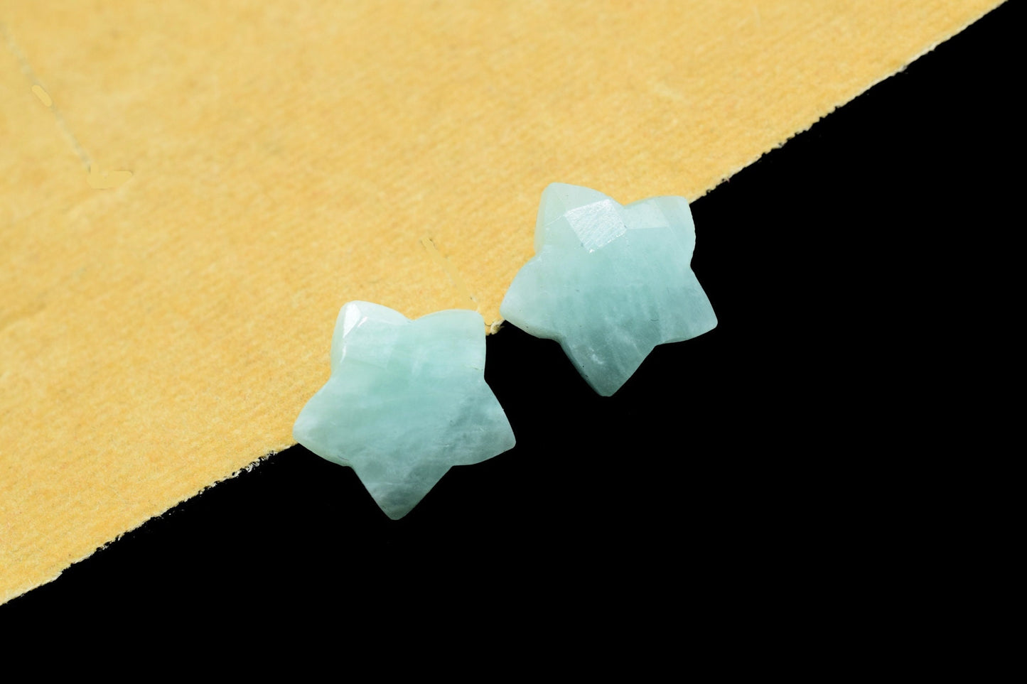Amazonite 14mm carved star shape Briolettes,star shape Faceted Briolette,Gemstone,Hand Carved Briolette,Carving Gemstone,Carved stones