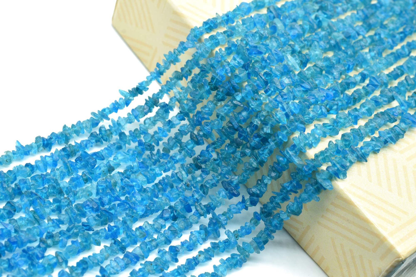 Neon Apatite Chip Beads Strand,Natural Neon Apatite Chips Beads,Uncut Chip Bead,3-6 MM,Polished Bead,Smooth Neon Apatite Chip Gemstone beads