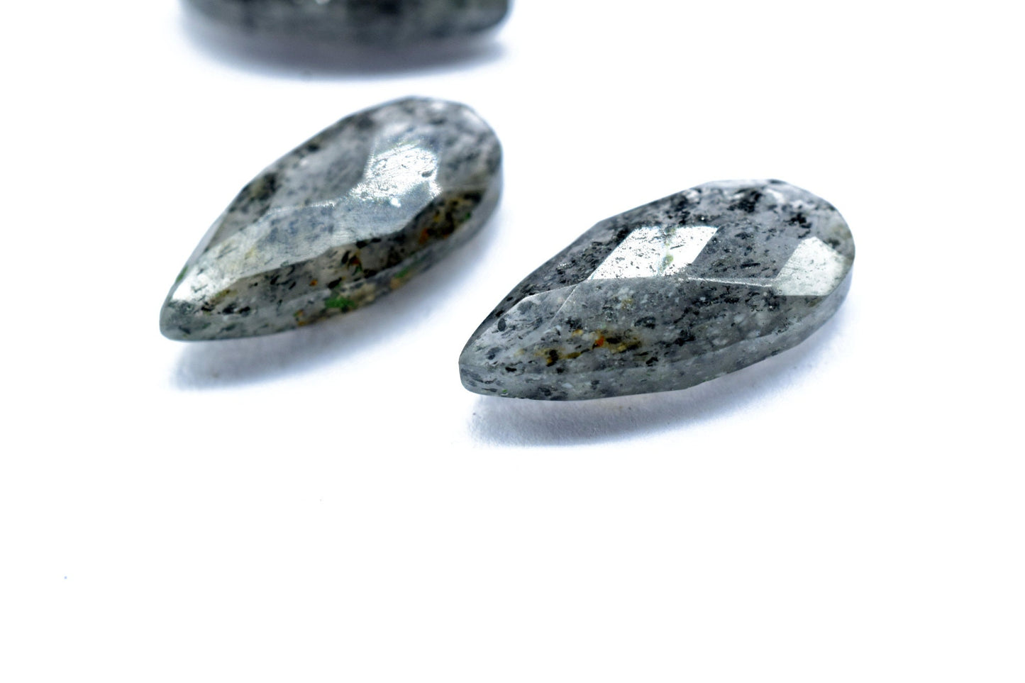 Black Sunstone 8x16mm Faceted Teardrop Shape Briolette,Black Sunstone Faceted Briolette,Gemstone Briolette,pear Shape Briolette Jewelry