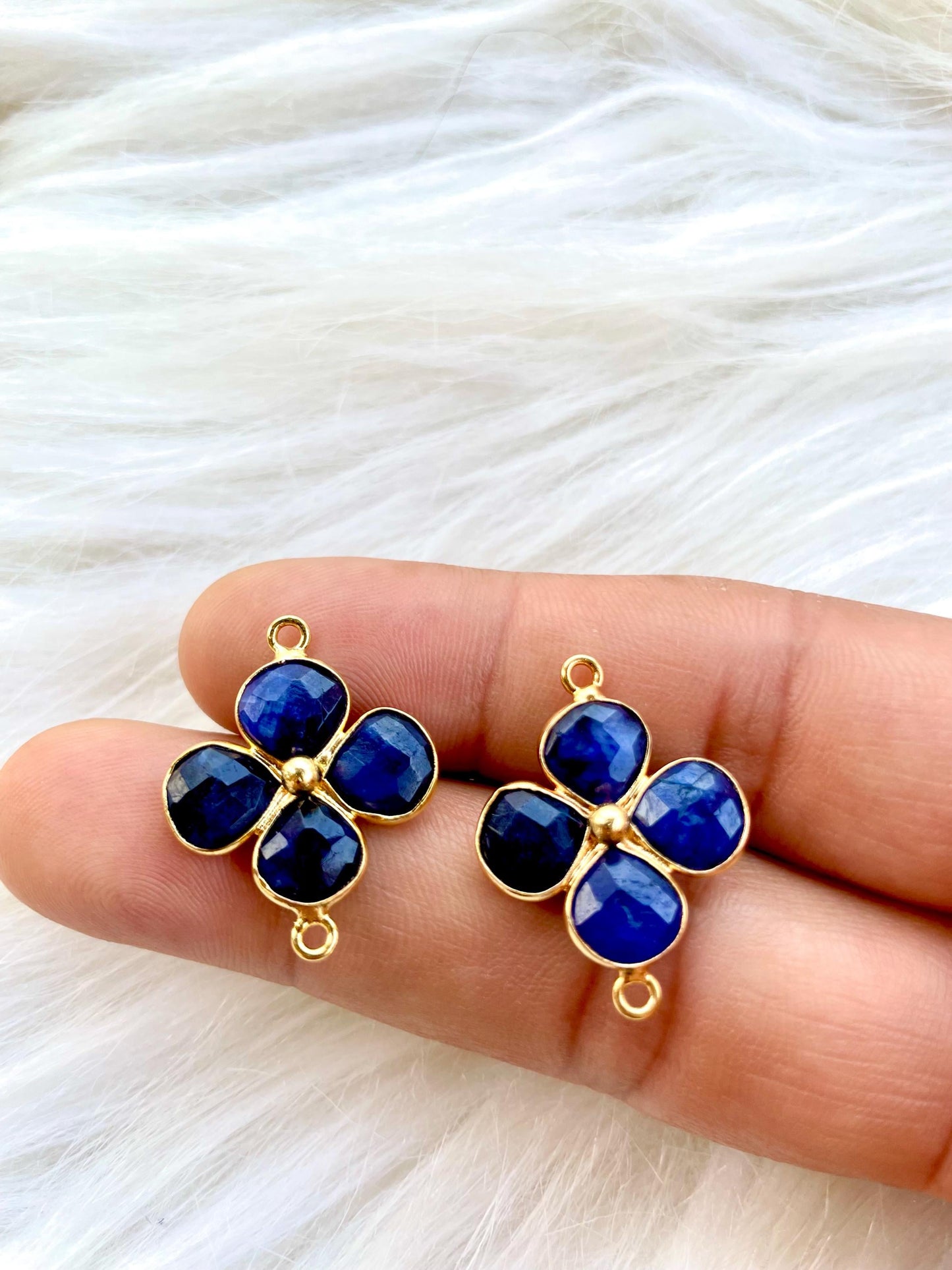 Blue Sapphire Heart Shape Pendant,jewelry Component,Sapphire Pendant,Blue Sapphire Bezel Charm,Jewelry Making Supply,Jeweelry,Gift,P123