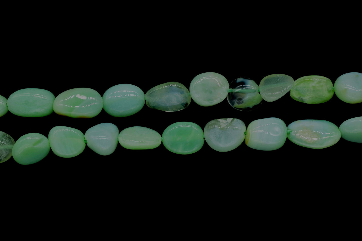 Top Quality Chrysoprase Nuggets Shape 6x7mm to 6x10mm Beads, Chrysoprase Plain Nugget Beads, Chrysoprase Smooth Beads, Jewelry Making Craft