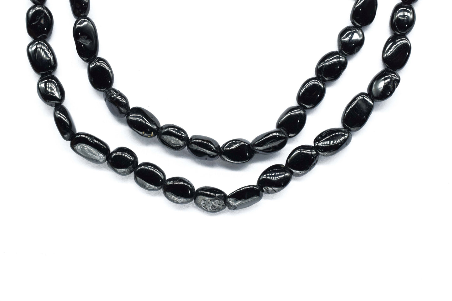 Natural Black Onyx Smooth Beads,Smooth Oval Beads, 13 Inch Smooth Black onyx Oval Necklace,AAA Quality,Black Onyx Jewelry Making Craft,Gift