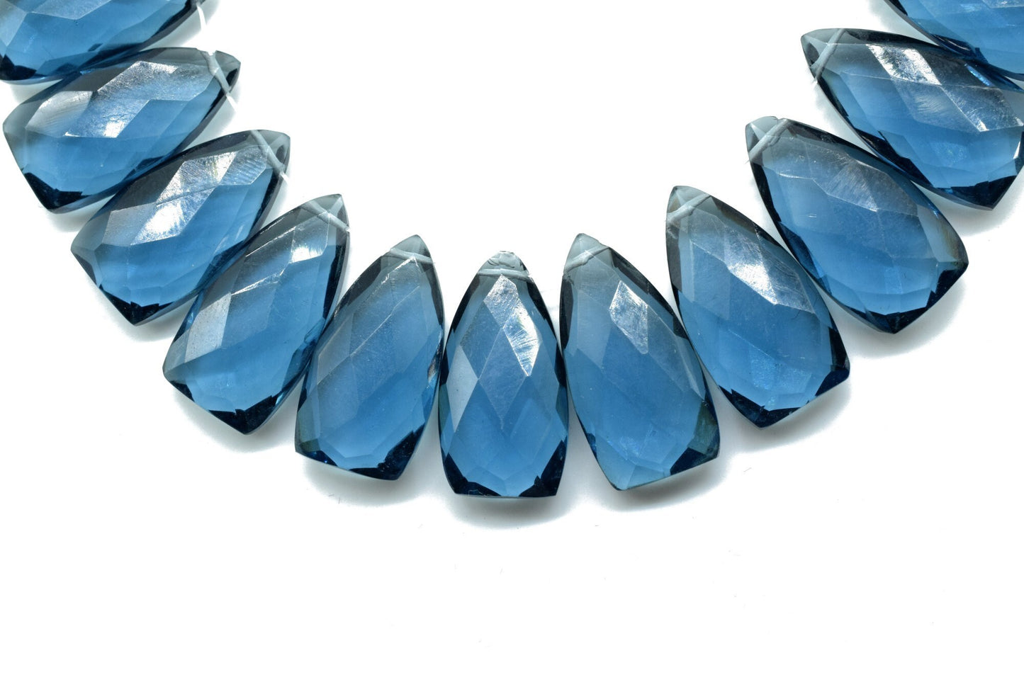 Kyanite Triangle Shape Faceted beads,10x18mm Triangle Shape,Jewelry Making Gemstone Beads,Long Triangle beads,Natural Gemstone Briolette