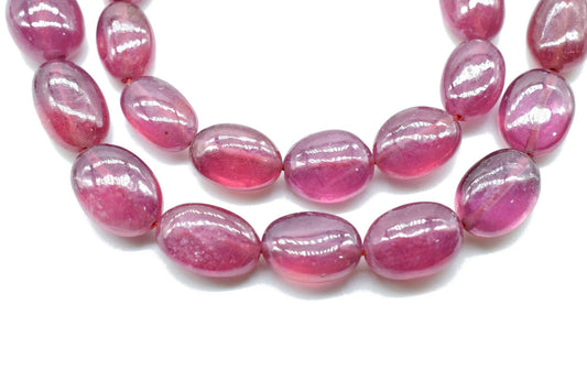 Pink Jade smooth oval nuggets Natural Pink Jade handmade Necklace Pink jade tumble Gemstones Pebble Beads,Pink jade beads