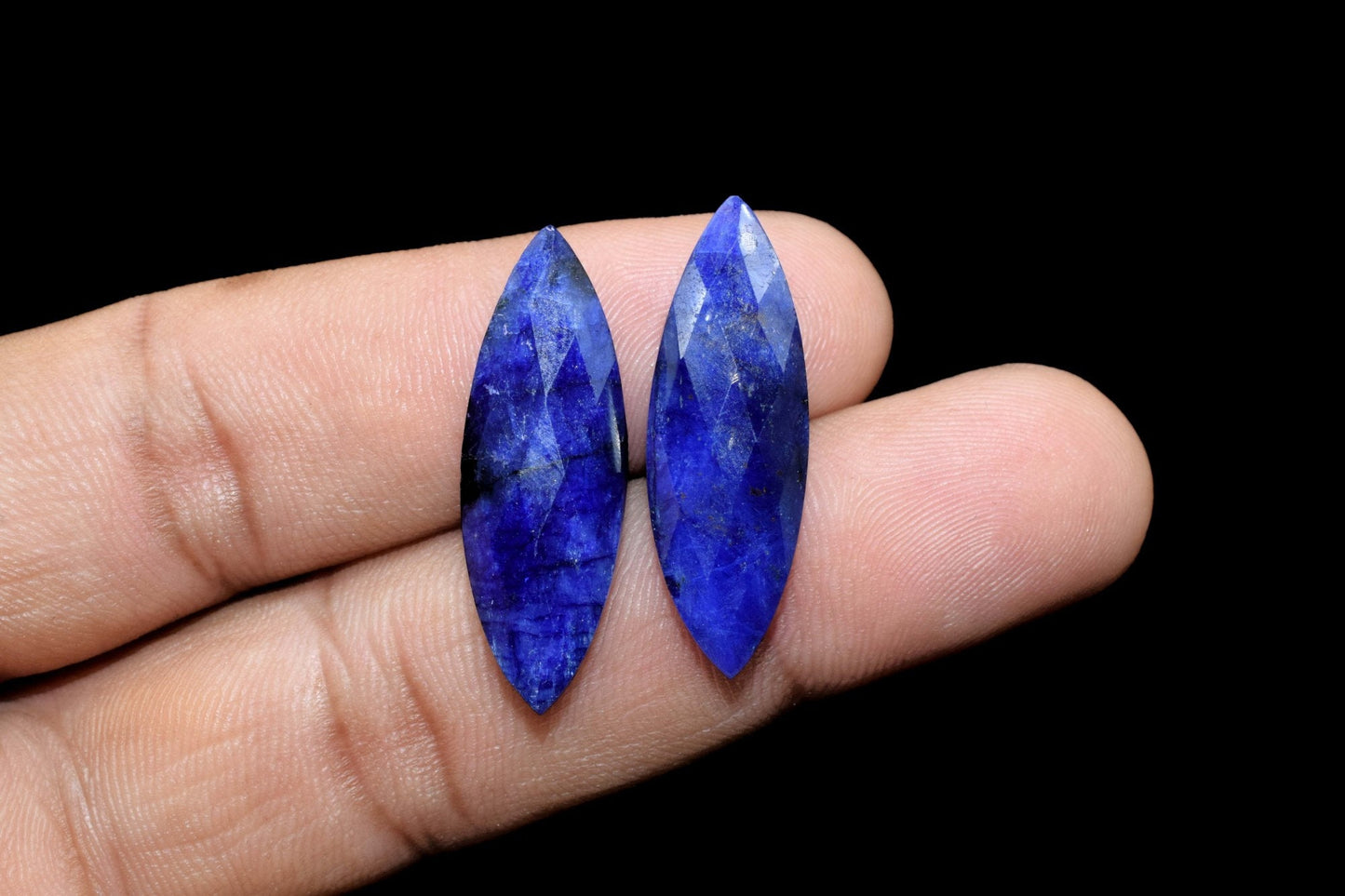 Blue Sapphire Long Drop 10x30mm Briolettes, Sapphire Drops, Tear Drop Briolettes, Sapphire Briolette,Sapphire Jewelry Beads,Jewelry Supplies