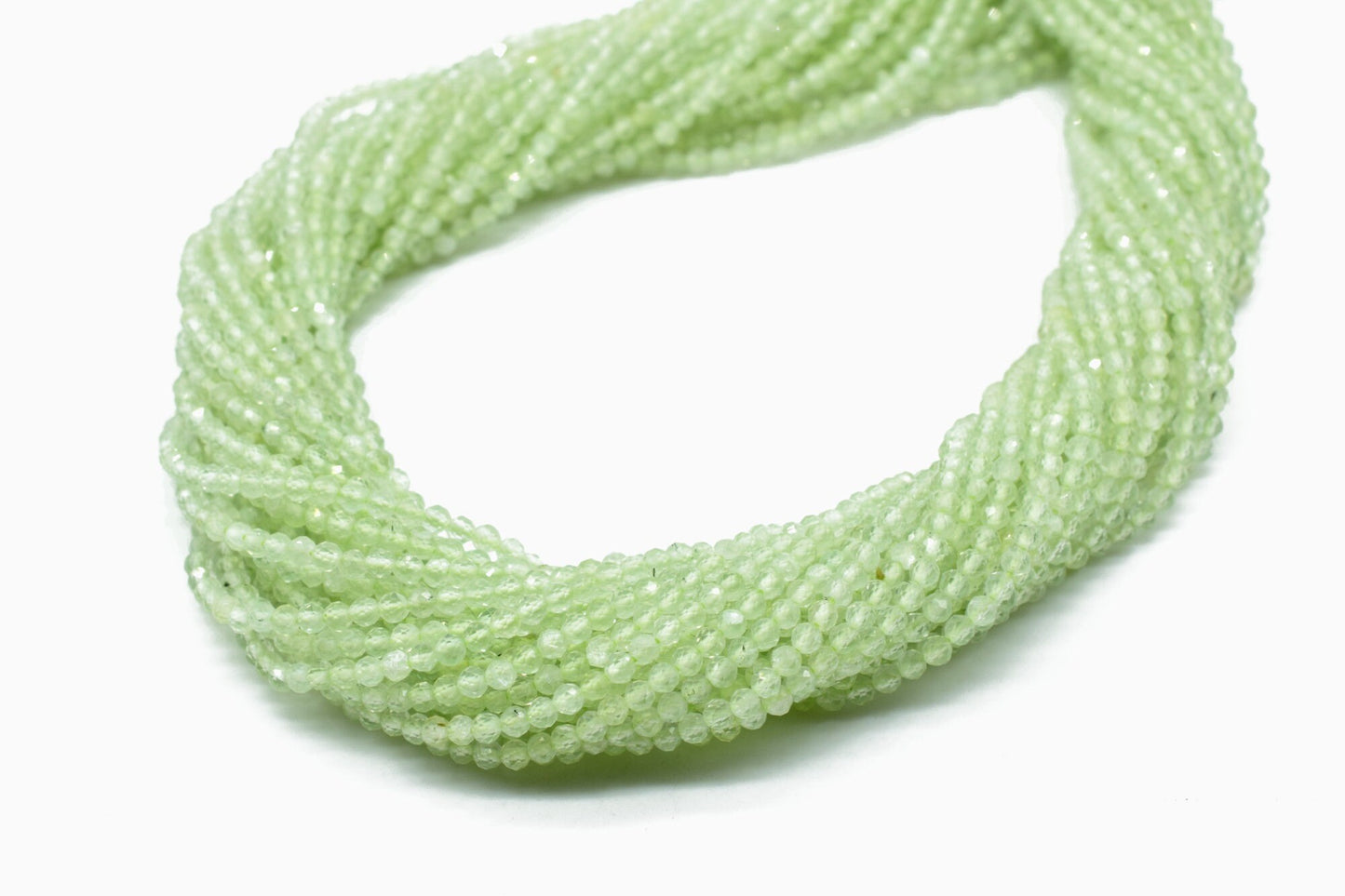 Prehnite AAA Faceted beads,Green Gemstone beads,Rondelle Beads,Super Fine Quality beads,Semi Precious Beads,Bracelet Necklace Material