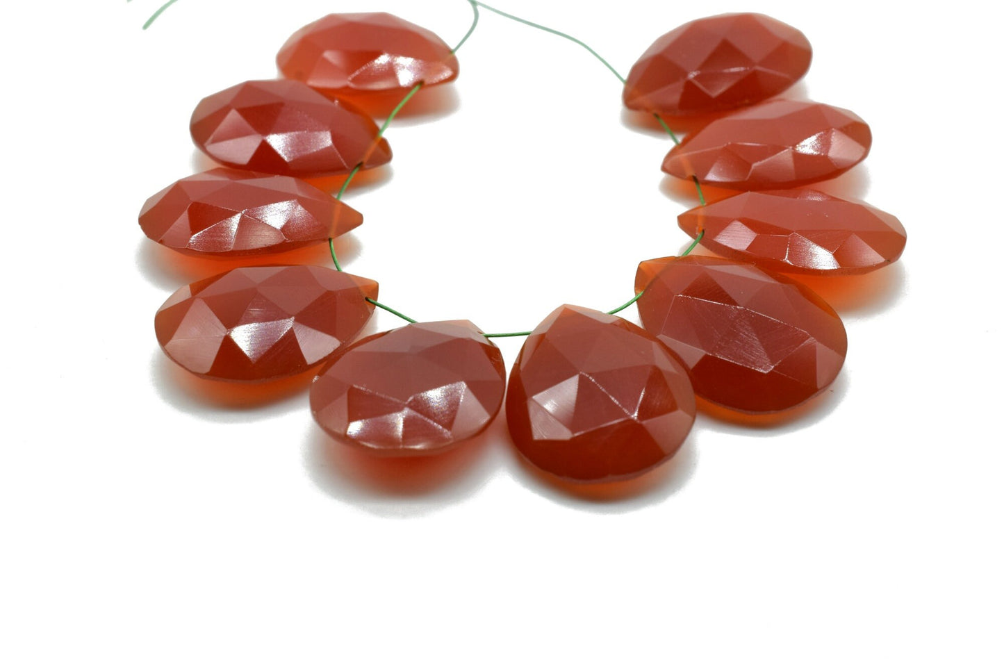 carnelian  Drop briolettes,Side drilled Briolette,carnelian Pear Shaped Faceted Briolettes,carnelian fancy briolettes,jewelry,carnelian bead