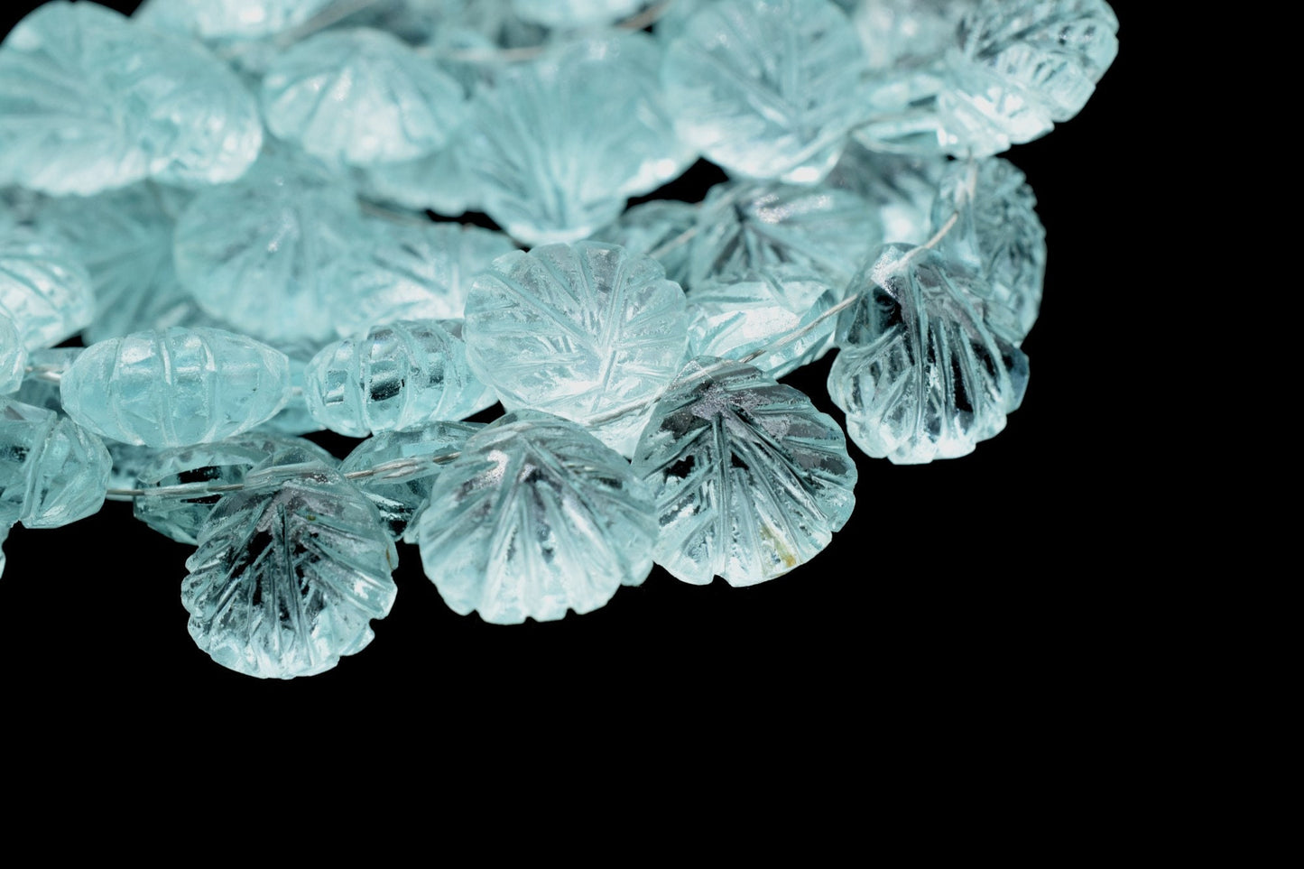 Aquamarine Carving Heart Shape Briolettes,12mm Carved Heart Shape Beads,Aquamarine Heart Shape beads,Aquamarine Briolettes,Aquamarine Beads,