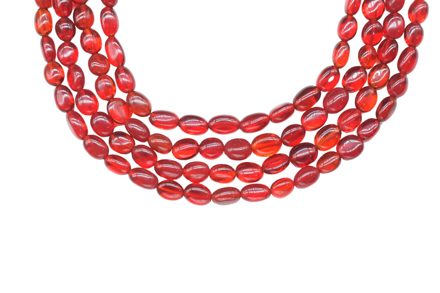 Garnet Smooth Oval Beads,Garnet Quartz Smooth Beads,Loose Beads for Jewelry Making,Garnet Plain Oval Beads,Garnet Smooth Nuggets Beads