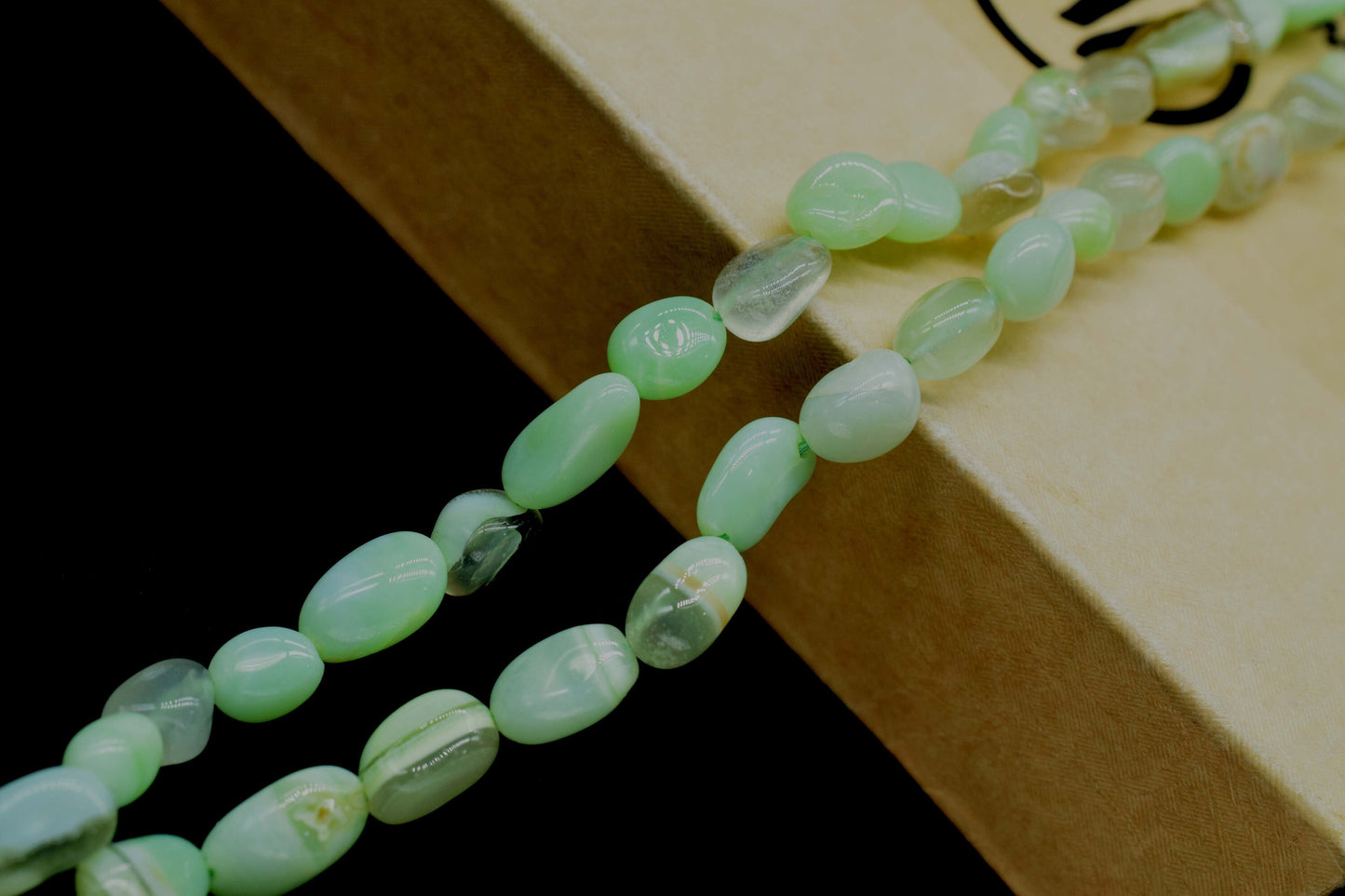 Top Quality Chrysoprase Nuggets Shape 6x7mm to 6x10mm Beads, Chrysoprase Plain Nugget Beads, Chrysoprase Smooth Beads, Jewelry Making Craft