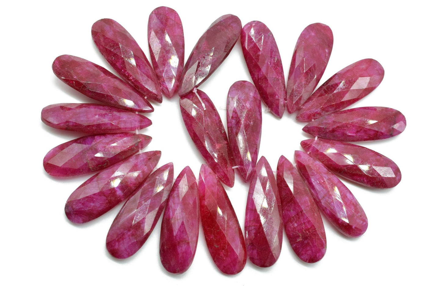 Natural Ruby Long drop 10x30mm Briolettes, Briolette, Ruby Tear Drop Briolettes,Ruby jewelry supplies, drops, jewelry making beads