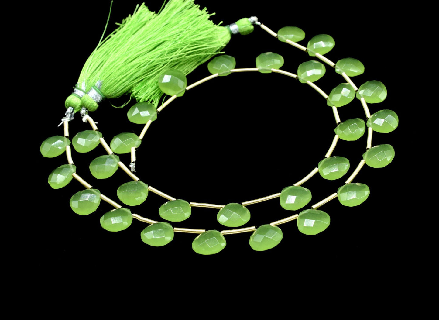 Prehnite Faceted Heart Shape Briolettes,Green Gemstone Heart Beads,Prehnite 9 inch strand,Jewelry Making Supplies,Prehnite Heart jewelry