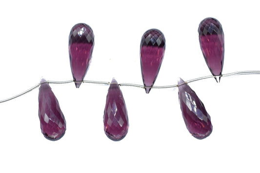 Natural Amethyst Long teardrop 10x25mm Briolettes,Amethyst Briolette,Amethyst TearDrop Briolettes,jewelry supplies,Amethyst drops,Amethyst