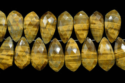 Tiger Eye 10x20mm Pear Shape Briolettes ,10x20mm Tie Shape beads,Jewelry Making Supply,jewelry Findings item,citrine Briolette,Tiger EyeBead