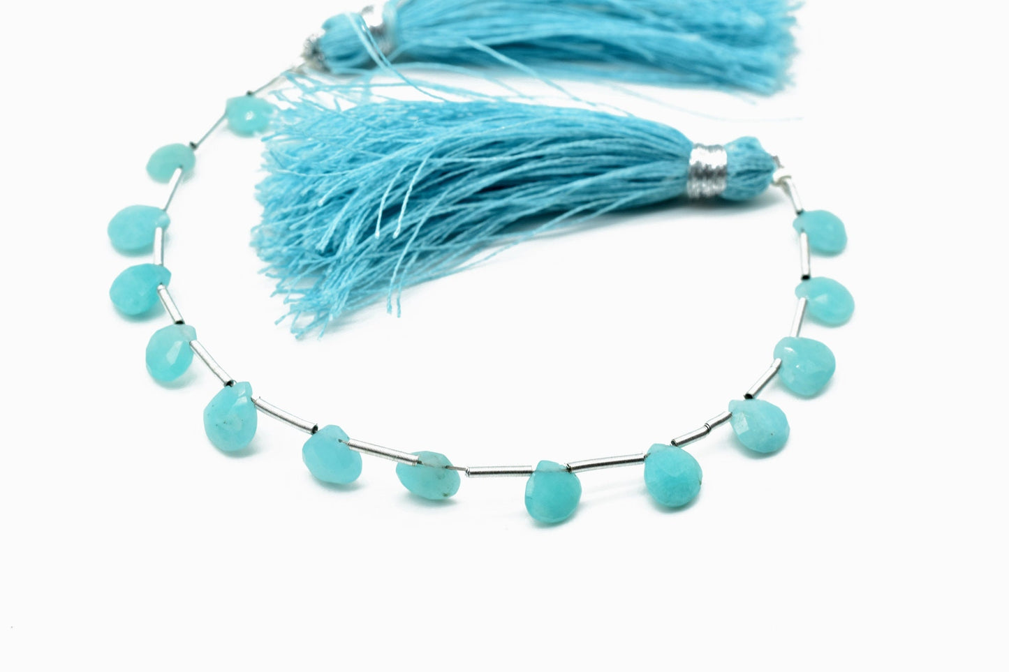 AAA Quality Amazonite 6mm Heart shape Beads,Amazonite Briolettes,Amazonite Faceted Pear Briolette,Sparkly Full 7" Strand,Wholesale briolette