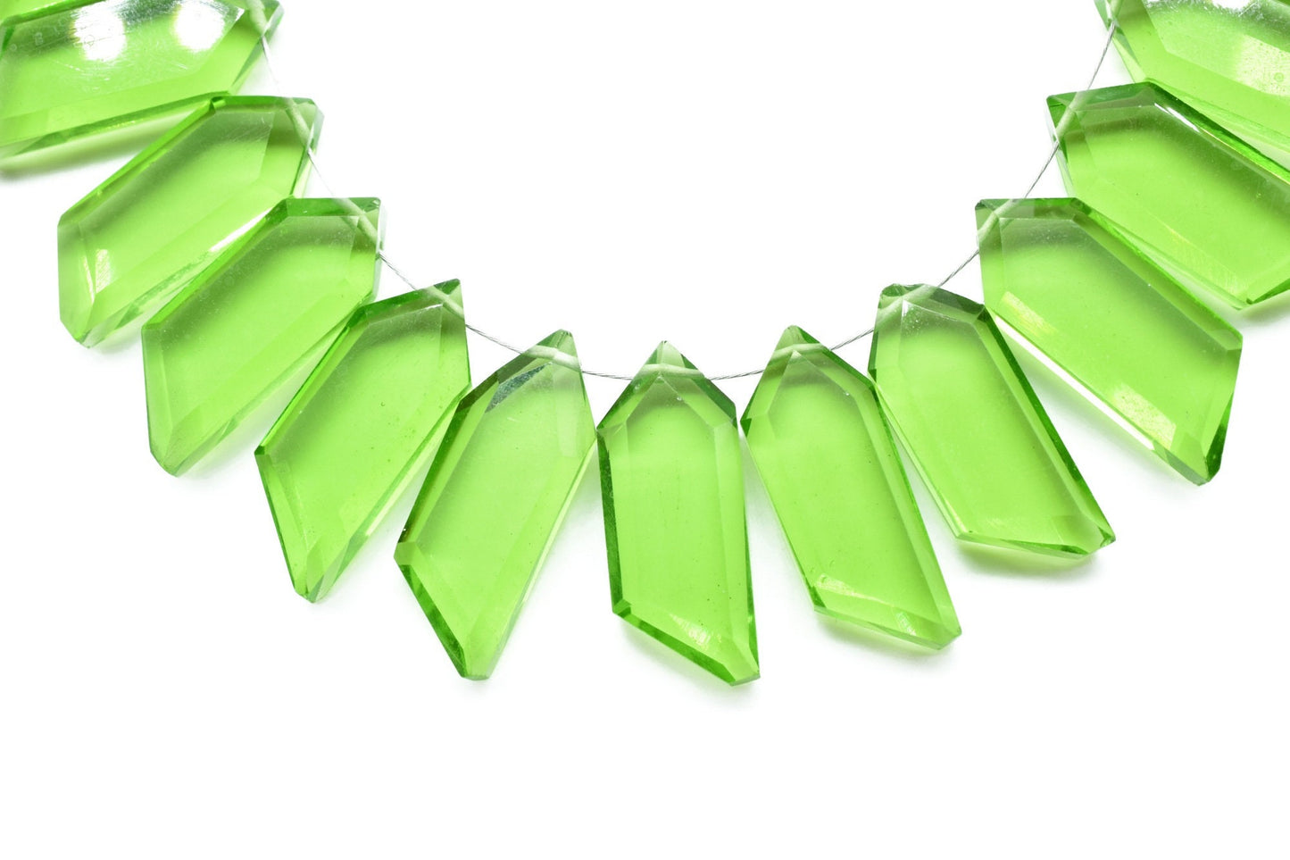 Peridot Faceted Briolettes,Peridot Faceted Beads,Natural Peridot Briolettes,Peridot Side Drill briolettes,Fine Quality Peridot Gemstones