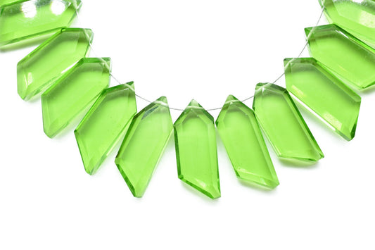 Peridot Faceted Briolettes,Peridot Faceted Beads,Natural Peridot Briolettes,Peridot Side Drill briolettes,Fine Quality Peridot Gemstones