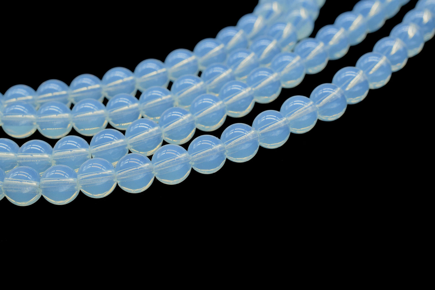 Opalite Quartz Smooth Beads,Handmade Jewelry,AAA Quality,Opalite Beads Jewelry Making Craft,Opal Strands Jewelry,Gemstone Round Shape Beads