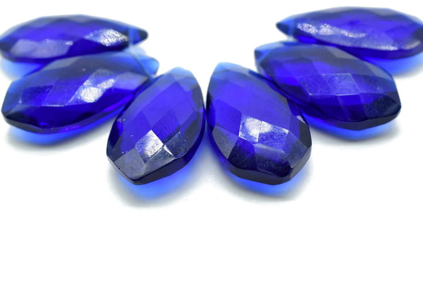Blue Sapphire 10x20mm Faceted Pear Shape Briolette,Beautiful Faceted Blue Sapphire Pear Briolettes,AAA  briolettes,Matching pairs available