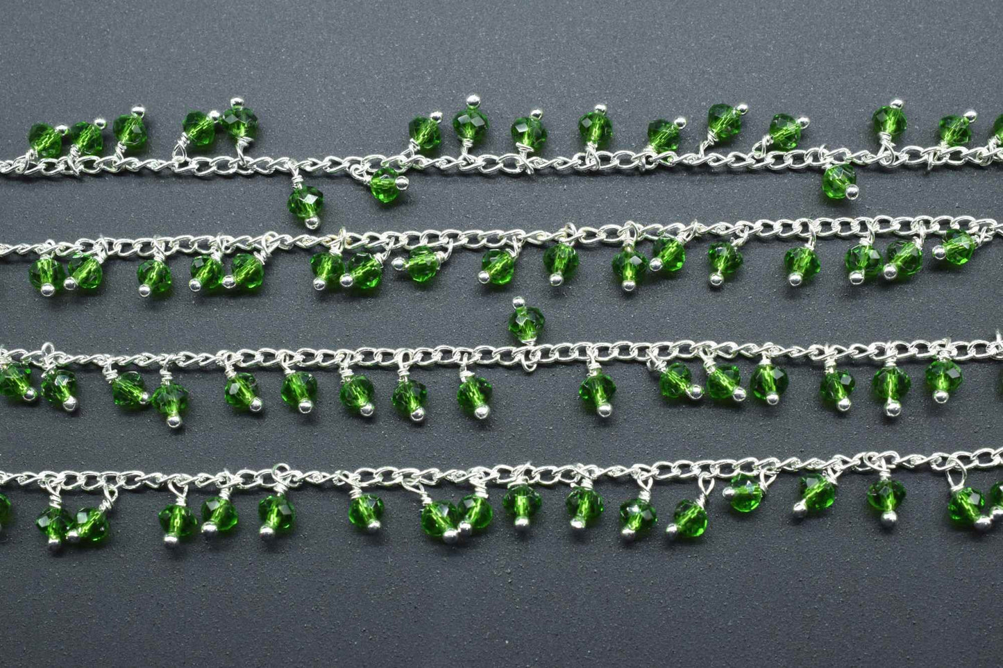 Peridot Cluster Rosary Chain,Peridot Faceted Rosary Chain,Dangling Rosary Chain,Unqiue Rosary,Wire Wrapped Beads Rosary,Beads Rosary Chain