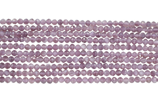 Pink Amethyst AAA Faceted beads/Amethyst Stone Beads/Rondelle Beads/Jewerly Making Beads/Micro Cut Beads/Loose Gemstone Beads/Wholesale Bead